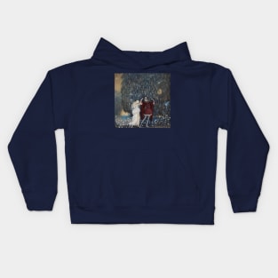 Lena dances with the knight by John Bauer 1915 Kids Hoodie